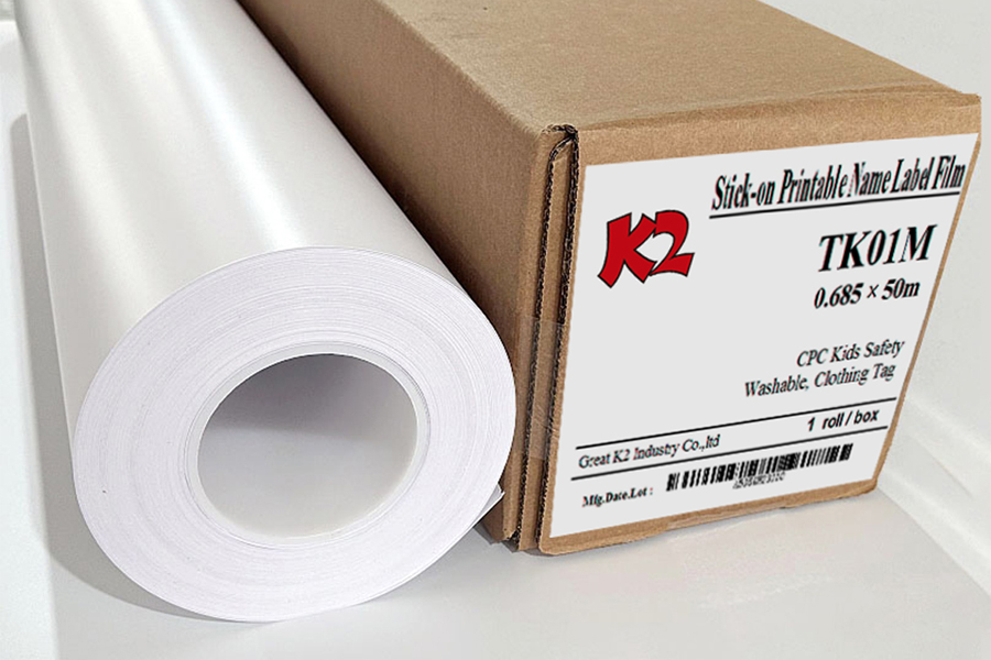 Die Kleideretiketten zum Aufkleben von K2