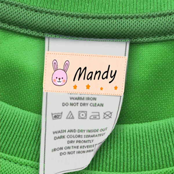 Bekleidungsetiketten für Kinder